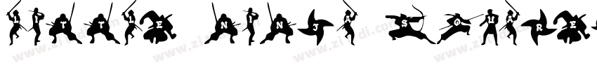 little ninja square字体转换